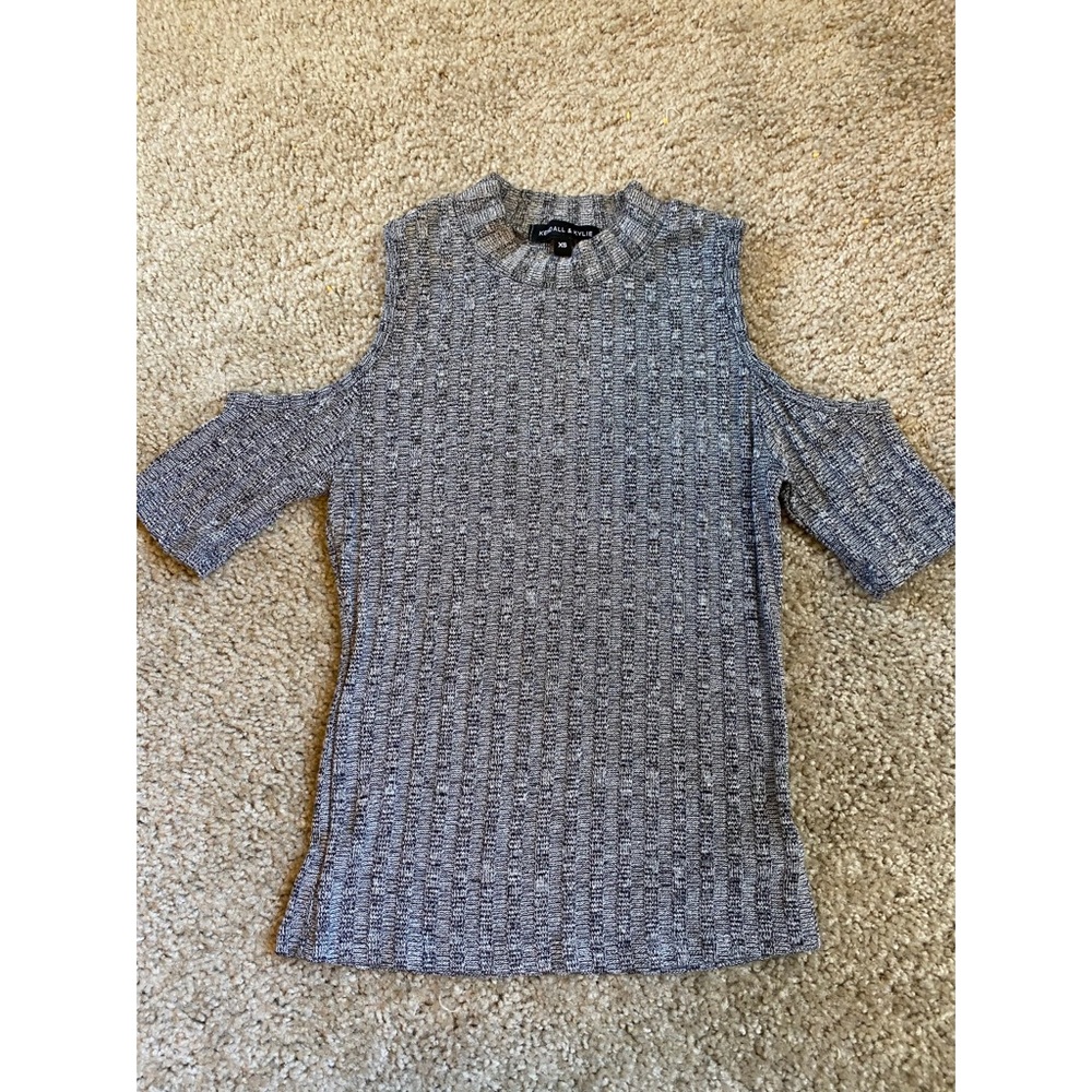 Kendall & Kylie Off Shoulder Crop Top